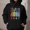 Floral Foxglove Daisy Tulip 8647 Books Lover Blooming Flower Graphic Youth Hoodie