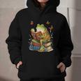 Frog & Toad Fishing Vintage Classic Book Frog Reading Book Graphic Youth Hoodie