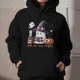 Ghost Reading Book Coquette Bow Halloween Girl Toddler Kid Graphic Youth Hoodie Ghost Reading Book Coquette Bow Halloween Girl Toddler Kid Graphic Youth Hoodie