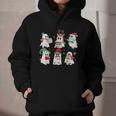Ghost Santa Elf Squad Read Books Bookish Librarian Christmas Graphic Youth Hoodie Ghost Santa Elf Squad Read Books Bookish Librarian Christmas Graphic Youth Hoodie