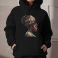 Girl Crown Of Books African Teacher Black History BHM Graphic Youth Hoodie