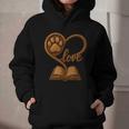 Girl Who Loves Dogs & Books Heart Dog Lover Reader Reeding Graphic Youth Hoodie Girl Who Loves Dogs & Books Heart Dog Lover Reader Reeding Graphic Youth Hoodie