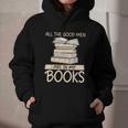 All The Good Men Are In My Books Romance Novel Graphic Youth Hoodie