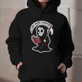Grim Reaper Bookworm Cute Book Reading Halloween Graphic Youth Hoodie Grim Reaper Bookworm Cute Book Reading Halloween Graphic Youth Hoodie