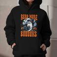 Halloween Book Lover Ghost Boo Pun Read More Boooks Graphic Youth Hoodie