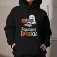 Halloween Teacher Women Cute Reading Ghost Read More Books Graphic Youth Hoodie Halloween Teacher Women Cute Reading Ghost Read More Books Graphic Youth Hoodie