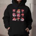 Hearts Reading Book Lovers All Booked For Valentine Graphic Youth Hoodie Hearts Reading Book Lovers All Booked For Valentine Graphic Youth Hoodie