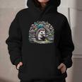 Hedgehog Reading Book Lake Scenery Reading Graphic Youth Hoodie