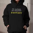 I'd Rather Be Reading Fantasy Epic Magic Book Lover Geek Graphic Youth Hoodie
