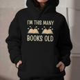 I'm This Many Books Old Read Book 2nd Birthday 2 Years Old Graphic Youth Hoodie