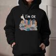 I'm OK Books Pile Books Stack Bibliophile Bookisk Graphic Youth Hoodie I'm OK Books Pile Books Stack Bibliophile Bookisk Graphic Youth Hoodie