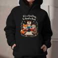 Its A Good Day To Read Book Cute Fox Sloth Owl Novel Reading Graphic Youth Hoodie