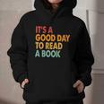 It's A Good Day To Read A Book Retro Vintage Teacher Graphic Youth Hoodie It's A Good Day To Read A Book Retro Vintage Teacher Graphic Youth Hoodie