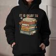 Its Okay Not To Be Okay Mental Health Awareness Floral Books Graphic Youth Hoodie