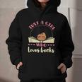 Just a Girl Who Loves Books African American Book Nerd Lover Graphic Youth Hoodie