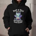 Just a Girl Who Loves Dragons And Books Dragon For Kids Graphic Youth Hoodie Just a Girl Who Loves Dragons And Books Dragon For Kids Graphic Youth Hoodie