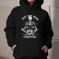 Just One More Chapter Skeleton Reading Bookworm Graphic Youth Hoodie