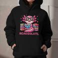 Kawaii Axolotl Readsolotl Book Lover Reading Bookworm Girls Graphic Youth Hoodie