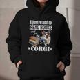 Kids Read Books & Pet My Blue Merle Corgi Lover Graphic Youth Hoodie