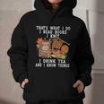Knitting Reading Books Drinking Tea Knitter Knit Graphic Youth Hoodie Knitting Reading Books Drinking Tea Knitter Knit Graphic Youth Hoodie