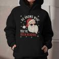 He Knows What You'Ve Been Reading Book Lover Women Santa Graphic Youth Hoodie