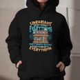 Librarian Book Lover Library Librarian Graphic Youth Hoodie