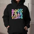 Library Book Fair Vibe Tie Dye School Reading Nostalgic Graphic Youth Hoodie