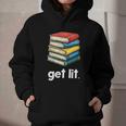 Get Lit With Books Graphic Youth Hoodie