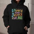 Literacy And Justice For All Protect Banned Books Library Graphic Youth Hoodie