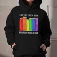 Live Life Like A Book Florida Would Ban LGBT Month Graphic Youth Hoodie