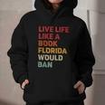 Live Life Like A Book Florida Would Ban Vintage Pride Month Graphic Youth Hoodie Live Life Like A Book Florida Would Ban Vintage Pride Month Graphic Youth Hoodie