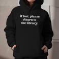 If Lost Please Return To The Library Book Lover Graphic Youth Hoodie