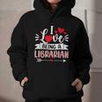 I Love Being A Librarian Library Book Valentine's Day Graphic Youth Hoodie I Love Being A Librarian Library Book Valentine's Day Graphic Youth Hoodie