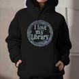 I Love My Library Medallion For Book Lover Reader Librarian Graphic Youth Hoodie