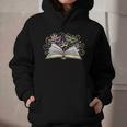 Mardi Gras Book Librarian Author Purple Beads Graphic Youth Hoodie