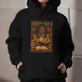 Melanin Girl Locs Book Lover Librarian Teacher Student Graphic Youth Hoodie