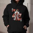 Modern Queen Of Hearts Book Lover Reading Novels Romantasy Graphic Youth Hoodie