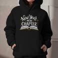 New Year New Chapter Happy New Year 2025 Book Graphic Youth Hoodie