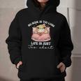No Book Is Too Long Life Is Just Too Short Book Reading Book Graphic Youth Hoodie