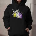 Non-Binary Book Lover Nonbinary Daisy LGBT Reading Pride Graphic Youth Hoodie Non-Binary Book Lover Nonbinary Daisy LGBT Reading Pride Graphic Youth Hoodie