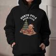 North Pole Book Club Gingerbread Christmas Reading Graphic Youth Hoodie