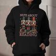 Nuts About Reading Nutcracker Reading Book Lover Christmas Graphic Youth Hoodie Nuts About Reading Nutcracker Reading Book Lover Christmas Graphic Youth Hoodie