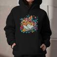 Open Book With Colorful Floral Reading Magic Graphic Youth Hoodie