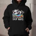 Panda Napping On Books Life’s Too Short To Skip Naps Graphic Youth Hoodie