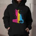 Pansexual Pride Celestial Cat Sitting Book LGBTQ Pan Colors Men Women Graphic Youth Hoodie Pansexual Pride Celestial Cat Sitting Book LGBTQ Pan Colors Men Women Graphic Youth Hoodie