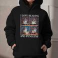 Penguin Love Reading And Penguins Child Book Lover Graphic Youth Hoodie