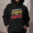 Powered By Comics And Snacks Comic Book Lover Graphic Youth Hoodie Powered By Comics And Snacks Comic Book Lover Graphic Youth Hoodie