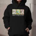 Preppy 100 Days Of School Goose Coffee Books Teacher Life Graphic Youth Hoodie
