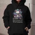 Psychological Thriller Reader Fan Skull Flowers Books Graphic Youth Hoodie Psychological Thriller Reader Fan Skull Flowers Books Graphic Youth Hoodie