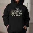 I Put My Book Down To Be Here Reader Graphic Youth Hoodie